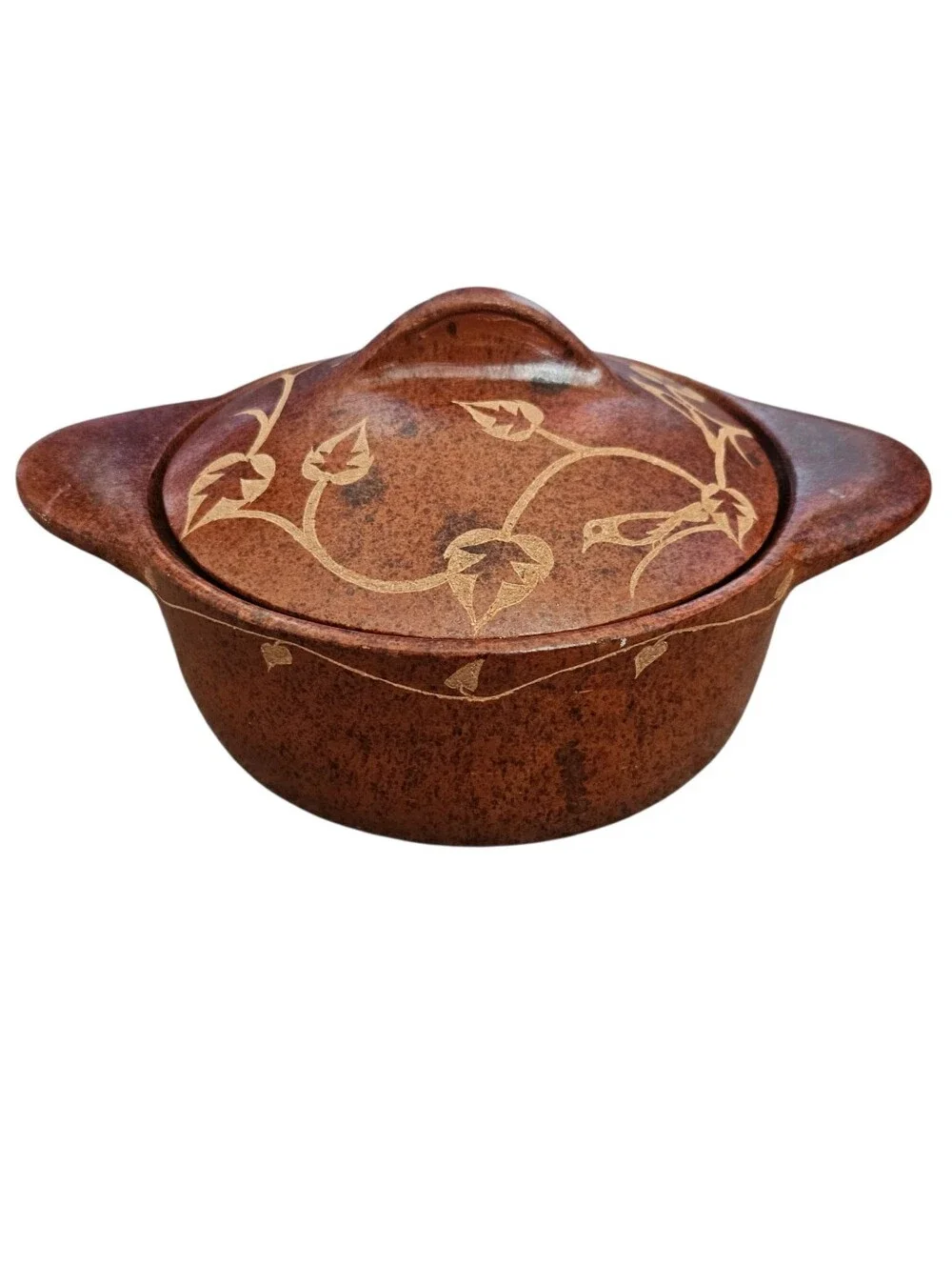 Unique Vintage Tamarind Casserole Dish/Lombak Handmade Terracotta Serving Dish